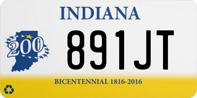 IN license plate 891JT