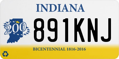 IN license plate 891KNJ