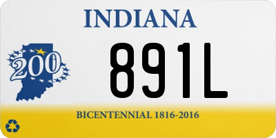 IN license plate 891L