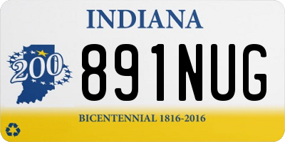 IN license plate 891NUG
