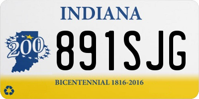IN license plate 891SJG