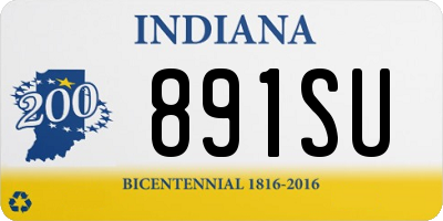 IN license plate 891SU