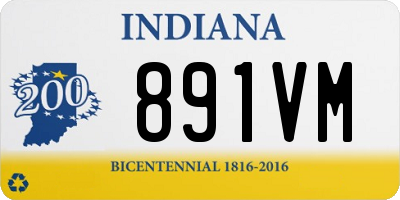 IN license plate 891VM