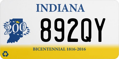 IN license plate 892QY