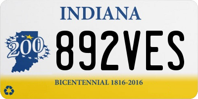 IN license plate 892VES