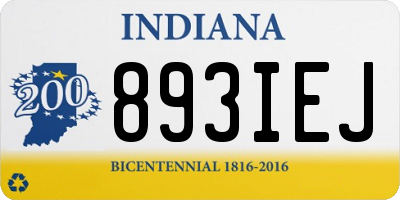 IN license plate 893IEJ