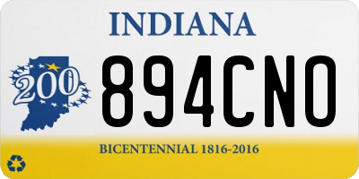 IN license plate 894CNO