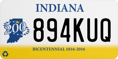 IN license plate 894KUQ