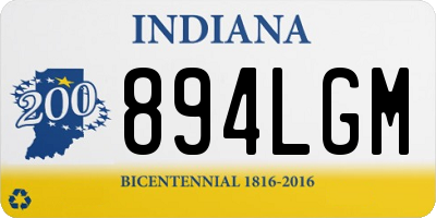IN license plate 894LGM