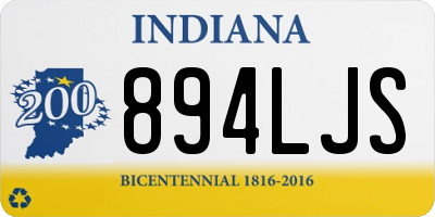 IN license plate 894LJS