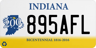 IN license plate 895AFL
