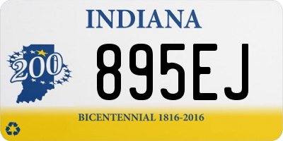 IN license plate 895EJ