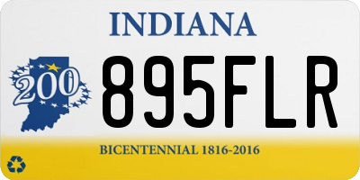 IN license plate 895FLR