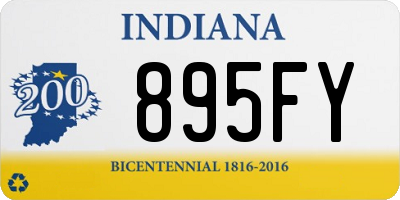 IN license plate 895FY