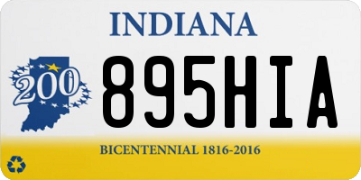 IN license plate 895HIA