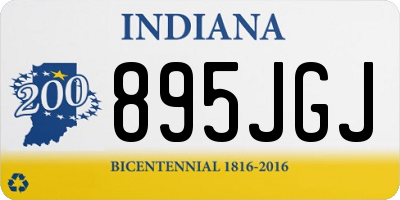 IN license plate 895JGJ