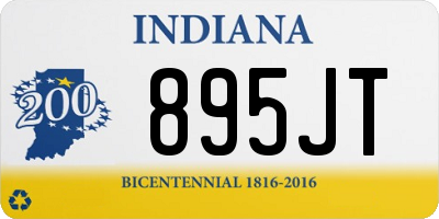 IN license plate 895JT