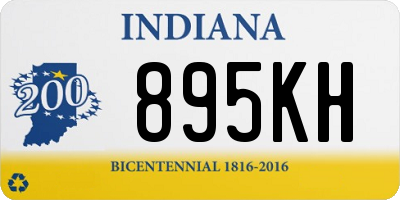IN license plate 895KH