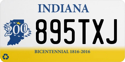 IN license plate 895TXJ