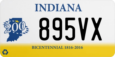 IN license plate 895VX