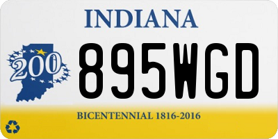 IN license plate 895WGD