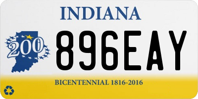IN license plate 896EAY