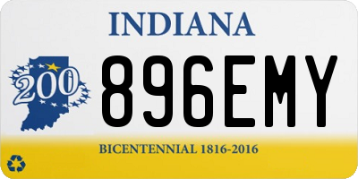 IN license plate 896EMY
