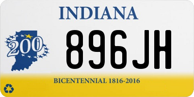 IN license plate 896JH