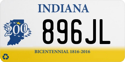 IN license plate 896JL