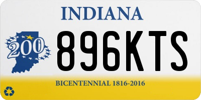 IN license plate 896KTS