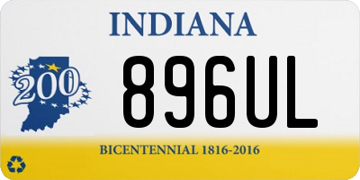 IN license plate 896UL