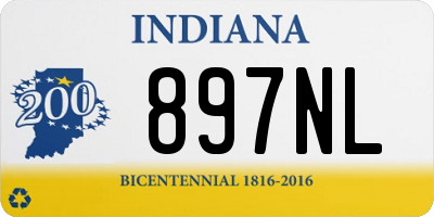 IN license plate 897NL