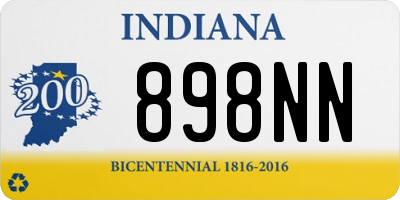 IN license plate 898NN