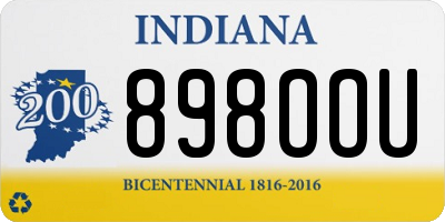 IN license plate 898OOU