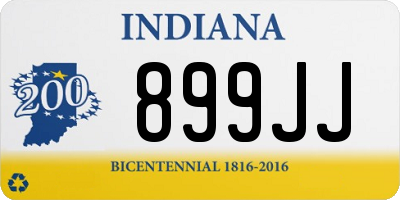 IN license plate 899JJ
