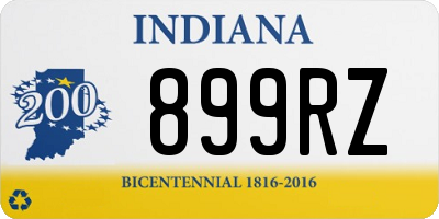 IN license plate 899RZ