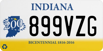 IN license plate 899VZG