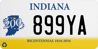 IN license plate 899YA