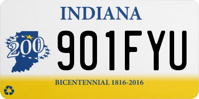 IN license plate 901FYU
