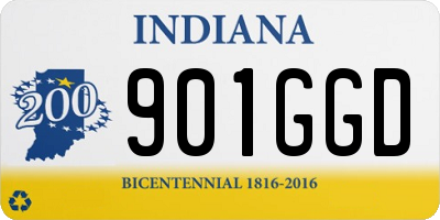 IN license plate 901GGD