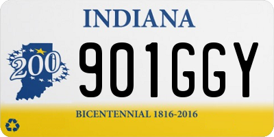 IN license plate 901GGY