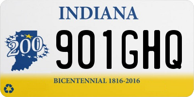 IN license plate 901GHQ