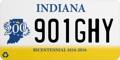 IN license plate 901GHY