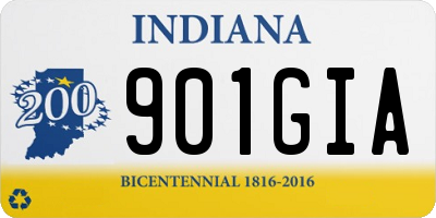 IN license plate 901GIA
