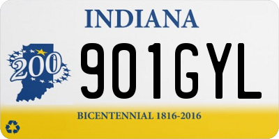 IN license plate 901GYL