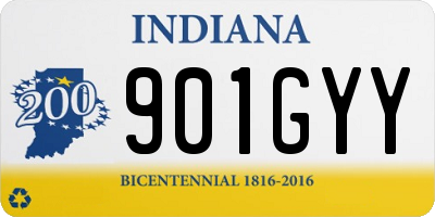 IN license plate 901GYY