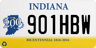 IN license plate 901HBW