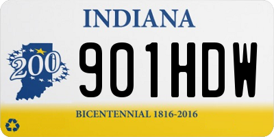 IN license plate 901HDW