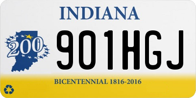 IN license plate 901HGJ