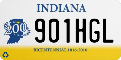 IN license plate 901HGL
